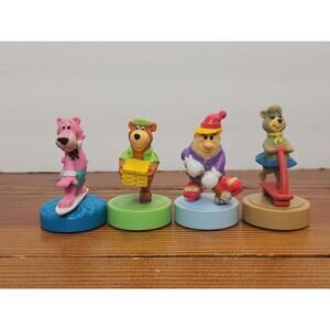 Lot Of 4 Hanna Barbera 1990 Wendy's Figures Gliders